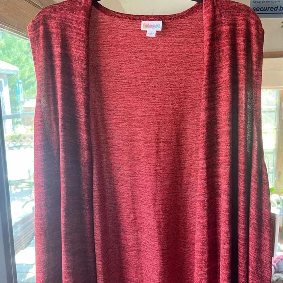 Lightweight longline duster Vest/cover up- side slits size large fall vibes - Picture 7 of 7